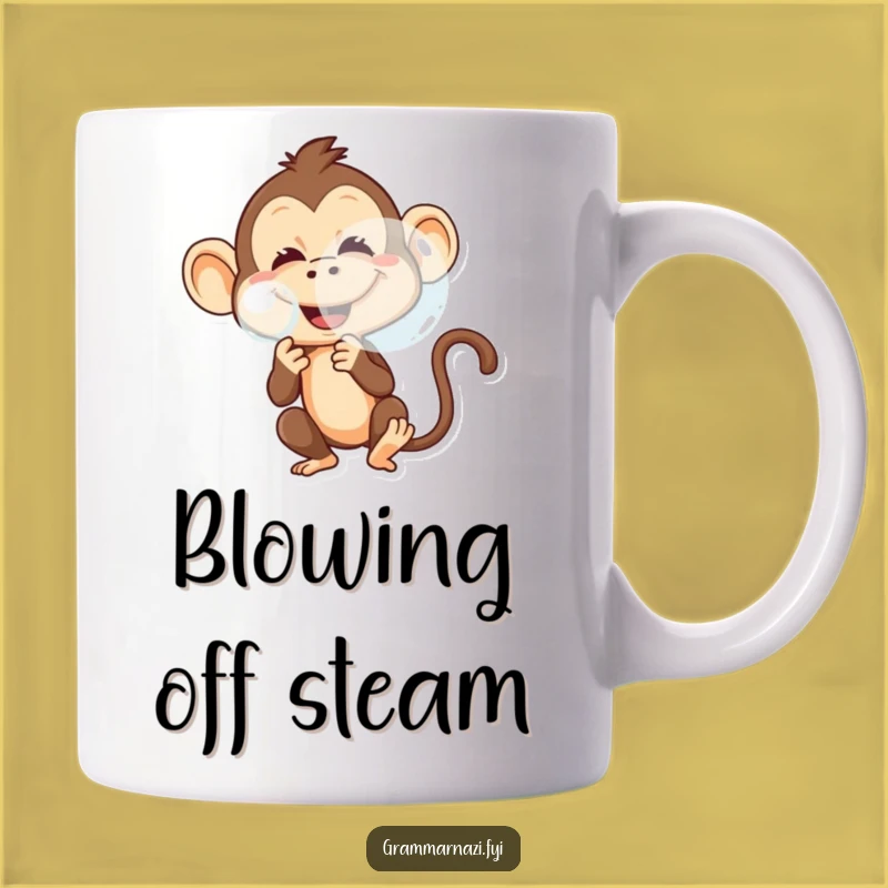 Funny Monkey Bubble Mug: Mischievous Prankster For A Hilarious Gift