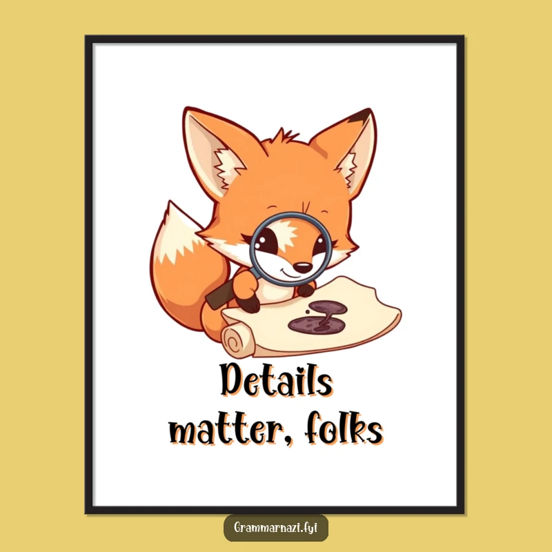 Funny Fox Digital Art Print: Bring Home Intrigue and Humor