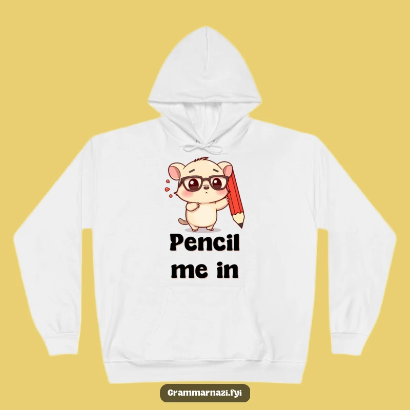 Funny Determined Creature Hoodie: Cozy Spectacled Comfort, Perfect Humorous Gift!