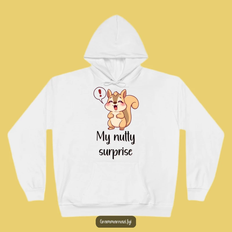Funny Squirrel Gasp Hoodie: Cozy Up with Expressive Comfort