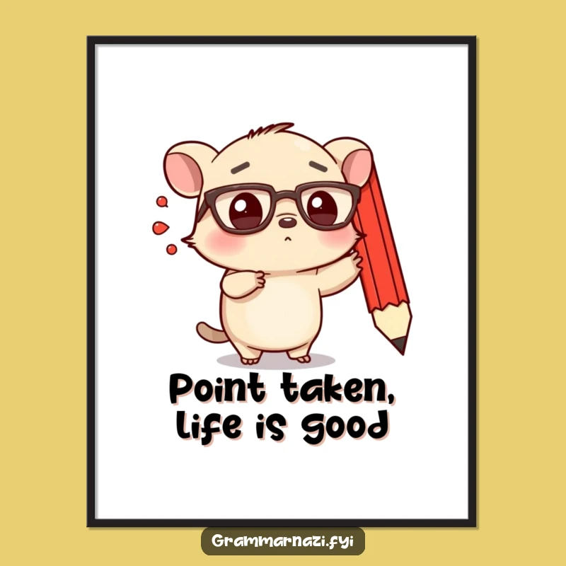 Funny Free Printable Wall Art: Determined Creature, Motivational DIY Downloadable Decor