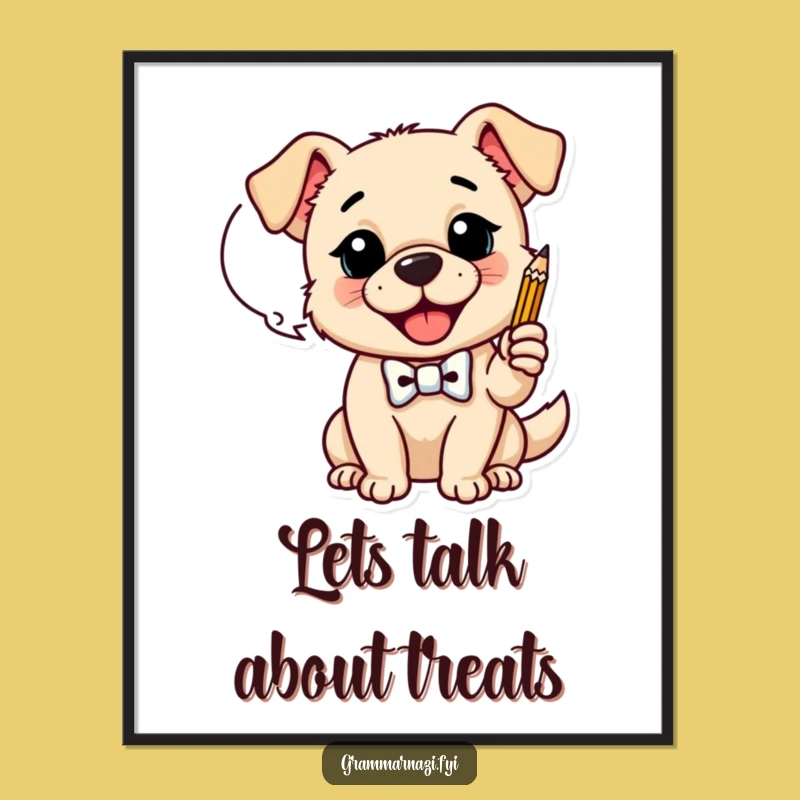 Free Printable Wall Art: Funny Dog Bow Tie Planner, Humorous Downloadable Decor!