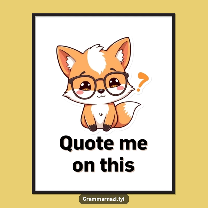 Funny Free Printable Wall Art: Curious Fox Poster, Perfect Downloadable Decor